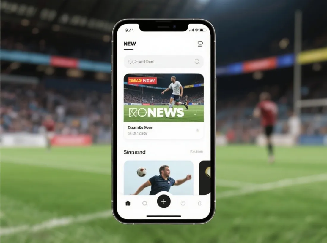 贝博体育 APP 界面示意